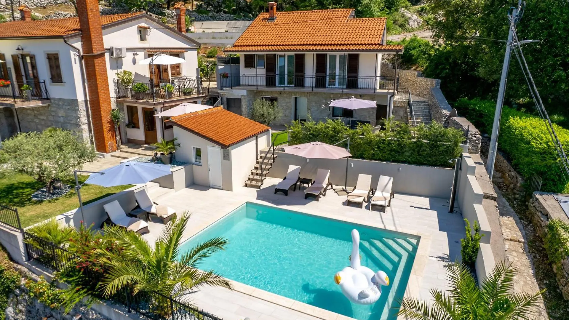 Srok Luxury Apartment With Pool Kastav