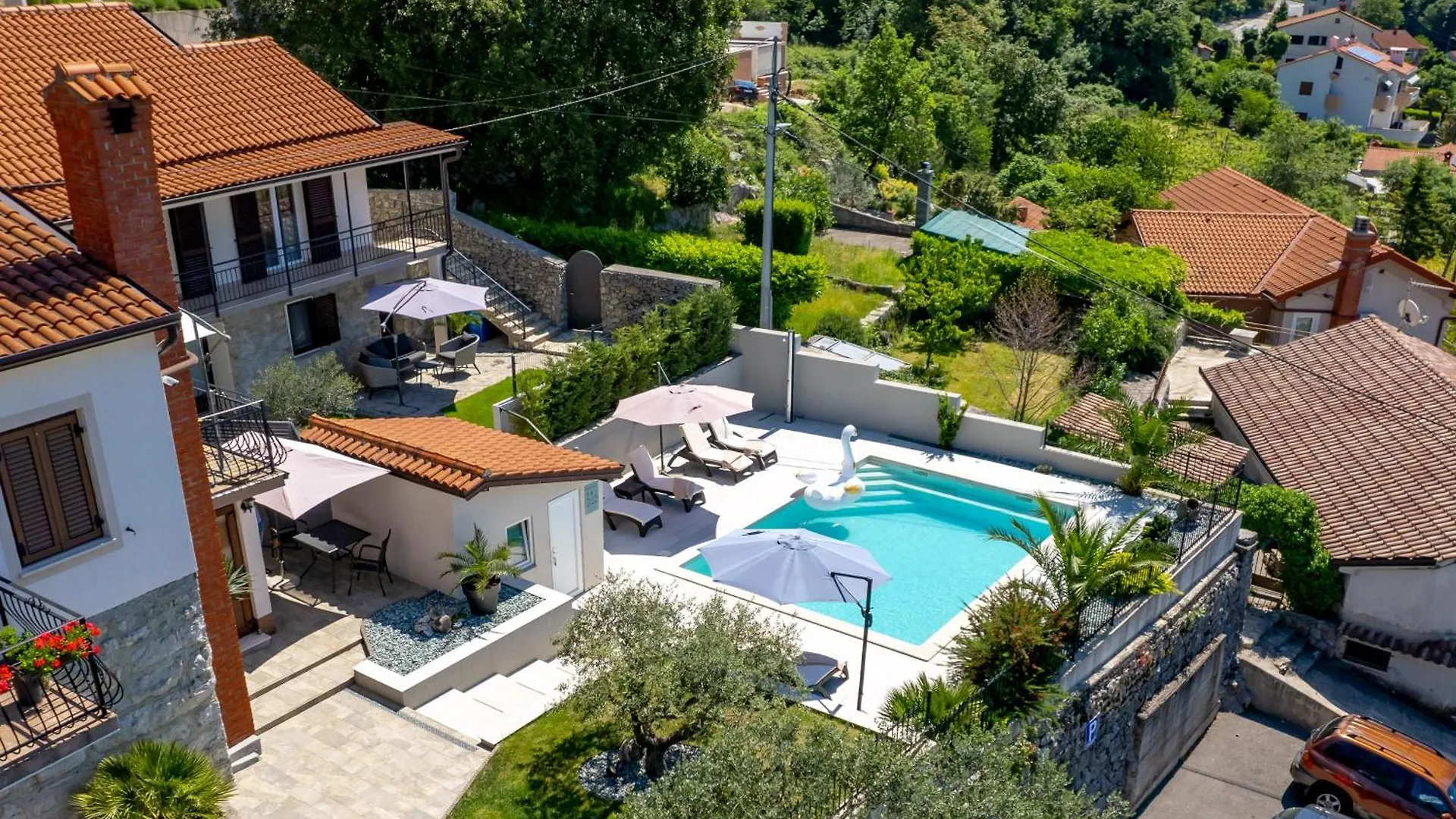 Srok Luxury Apartment With Pool Kastav